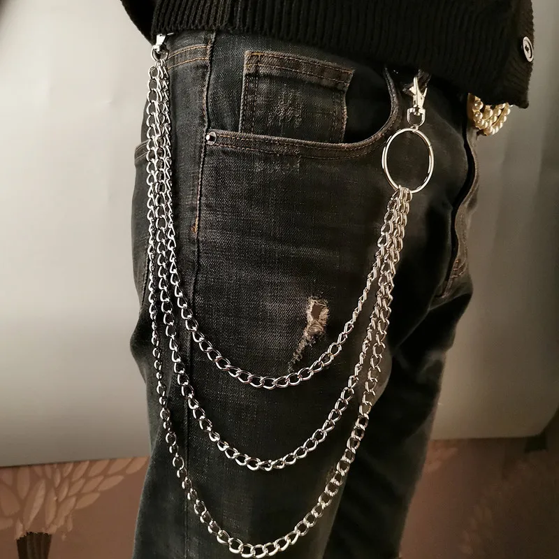 Body Jewelry Waist - Металлическая цепочка-ремень в стиле панк с