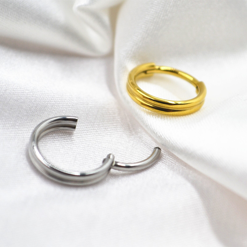 Clicker Ring Seamless - 20 шт., пирсинг из нержавеющей стали