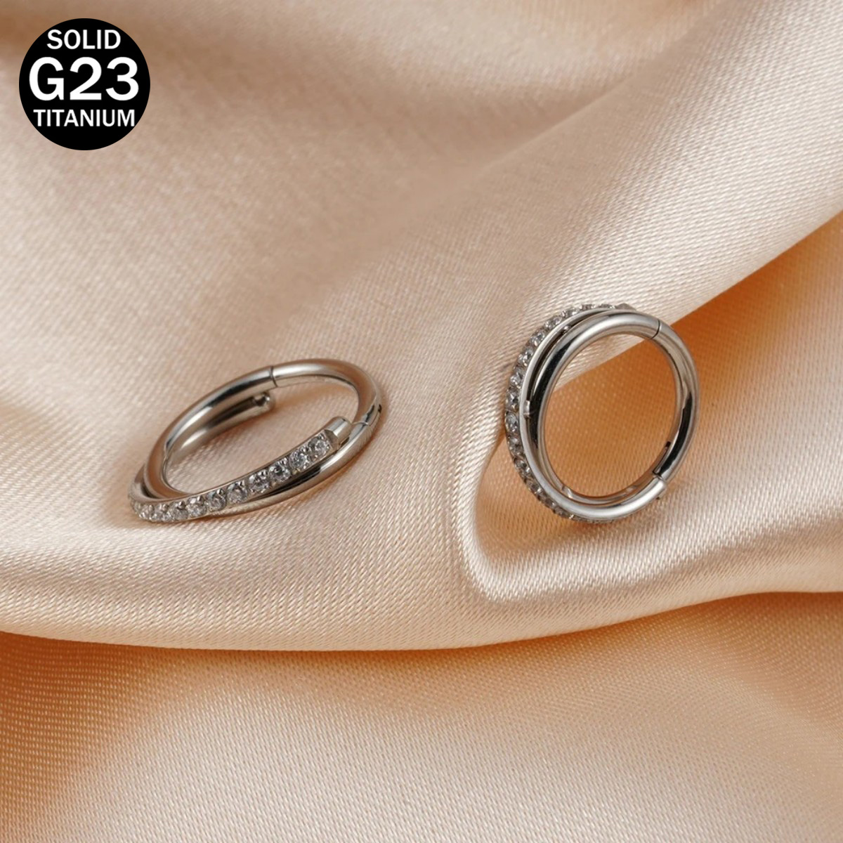 Clicker Ring Seamless - 16G имплантат класса титана навернутые безшовные