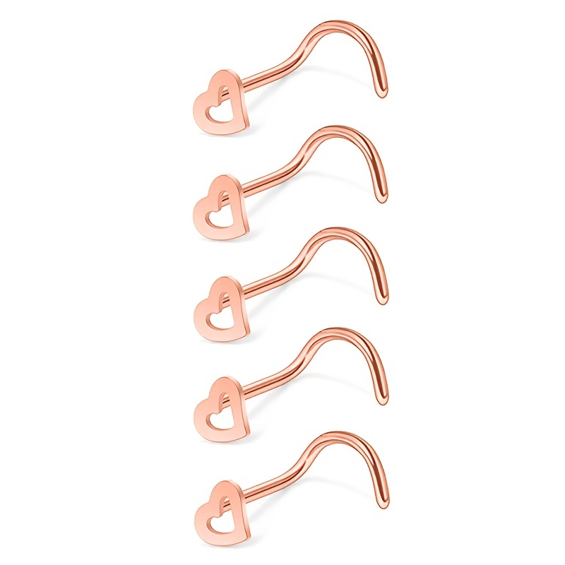 5 шт., набор шпилек для носа с – обзор и цена Nostril Screw Pin