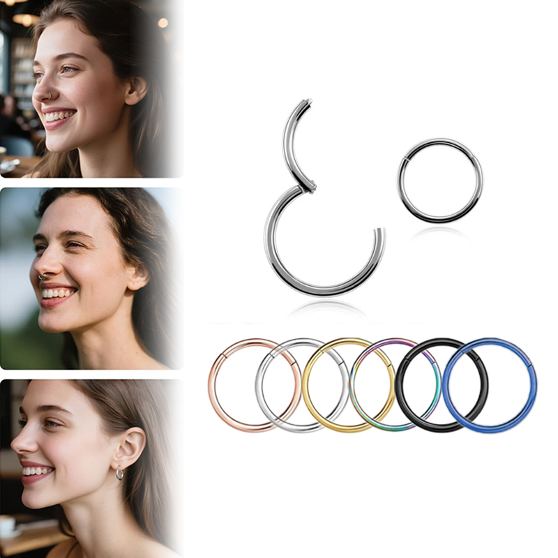 Кольцо-кликер из хирургической – обзор и цена Body Jewelry Hoops