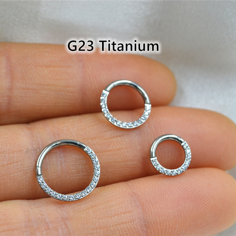 10 шт./лот G23 титановый нос б – обзор и цена Clicker Ring Seamless