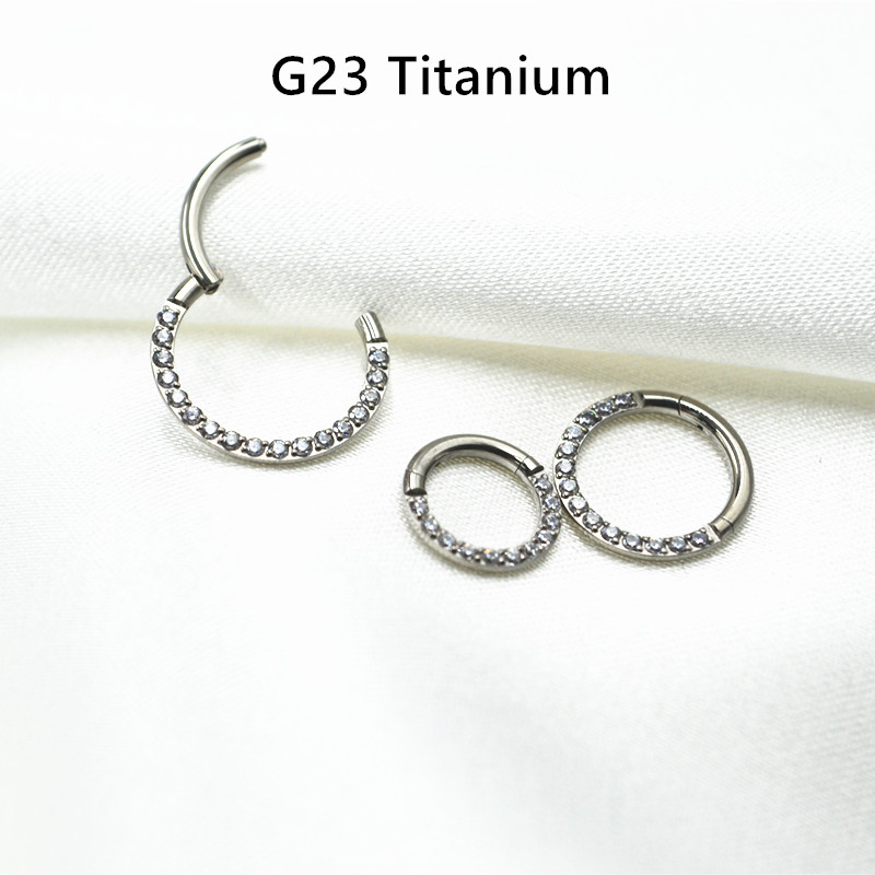 10 шт./лот G23 титановый нос б – обзор и цена Clicker Ring Seamless