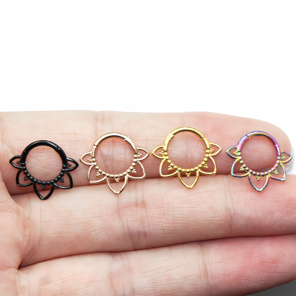 Кольцо в носу из нержавеющей с – обзор и цена Clicker Ring Seamless