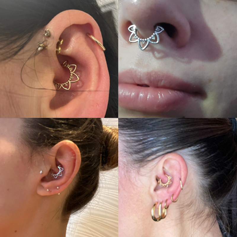 Кольцо в носу из нержавеющей с – обзор и цена Clicker Ring Seamless
