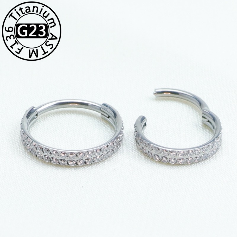 2/5 шт. титановые серьги-кольц – обзор и цена Clicker Ring Seamless