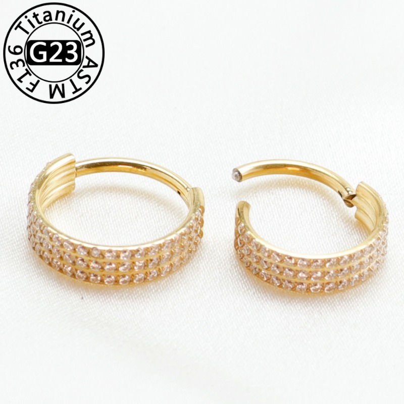 2/5 шт. титановые серьги-кольц – обзор и цена Clicker Ring Seamless