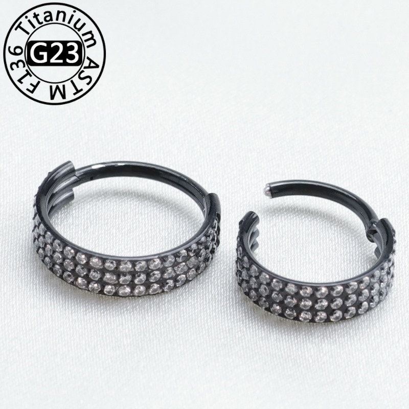 2/5 шт. титановые серьги-кольц – обзор и цена Clicker Ring Seamless