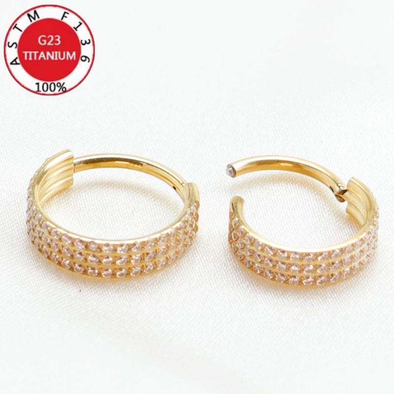 2/5 шт. титановые серьги-кольц – обзор и цена Clicker Ring Seamless