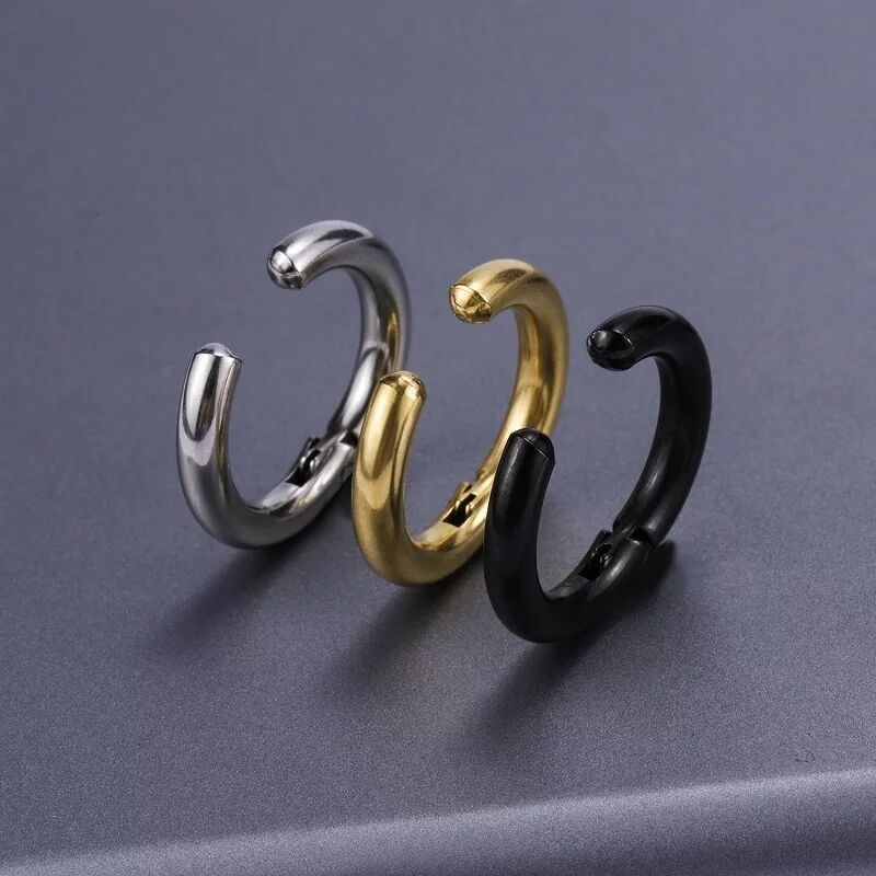 Серьги-кольца Huggie поддельны – обзор и цена Body Jewelry Hoops