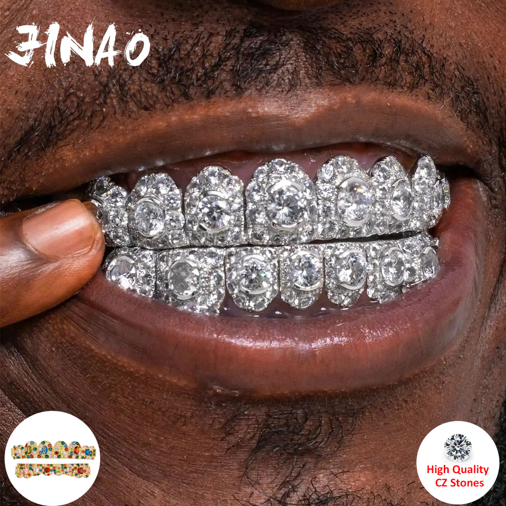 JINAO Хип-хоп грилзы с полным  – обзор и цена Body Jewelry Stores