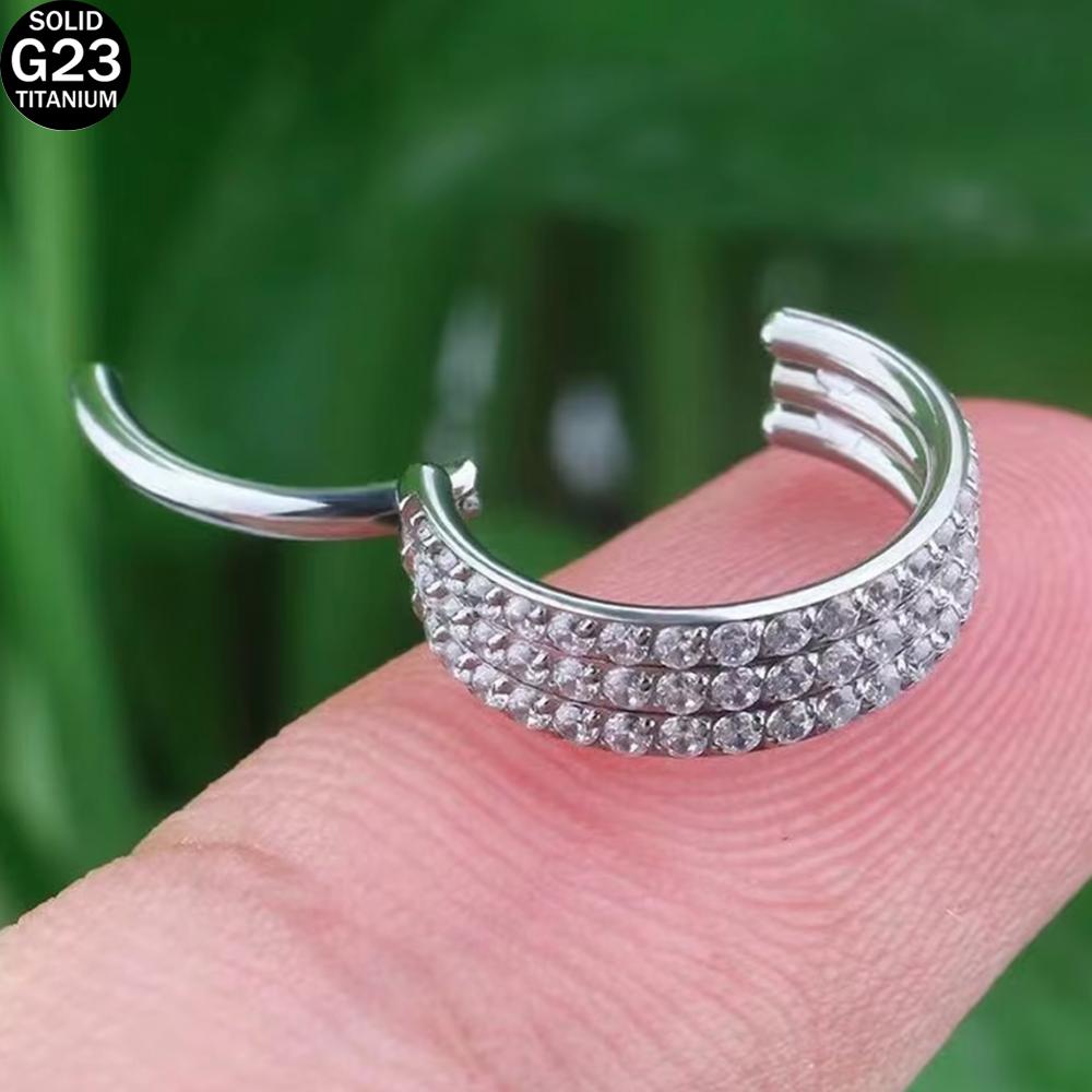 1 шт. Титановое кольцо для нос – обзор и цена Clicker Ring Seamless