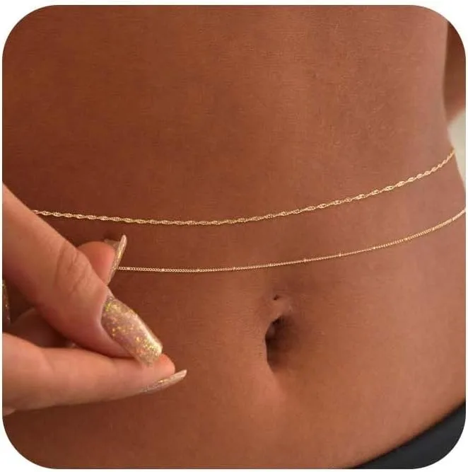 14-каратное позолоченное 26-33 – обзор и цена Body Jewelry Waist