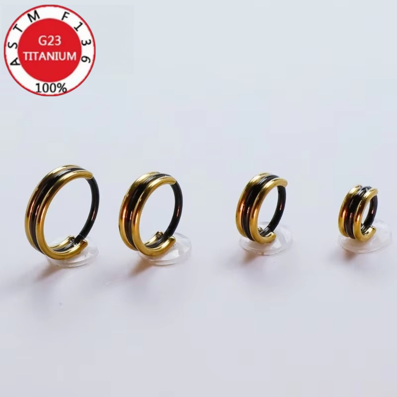 2/5 шт. 16G G23 Титановые двух – обзор и цена Clicker Ring Seamless