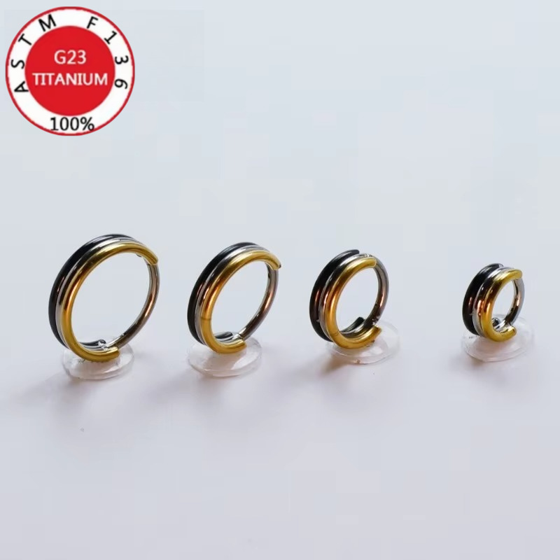 2/5 шт. 16G G23 Титановые двух – обзор и цена Clicker Ring Seamless
